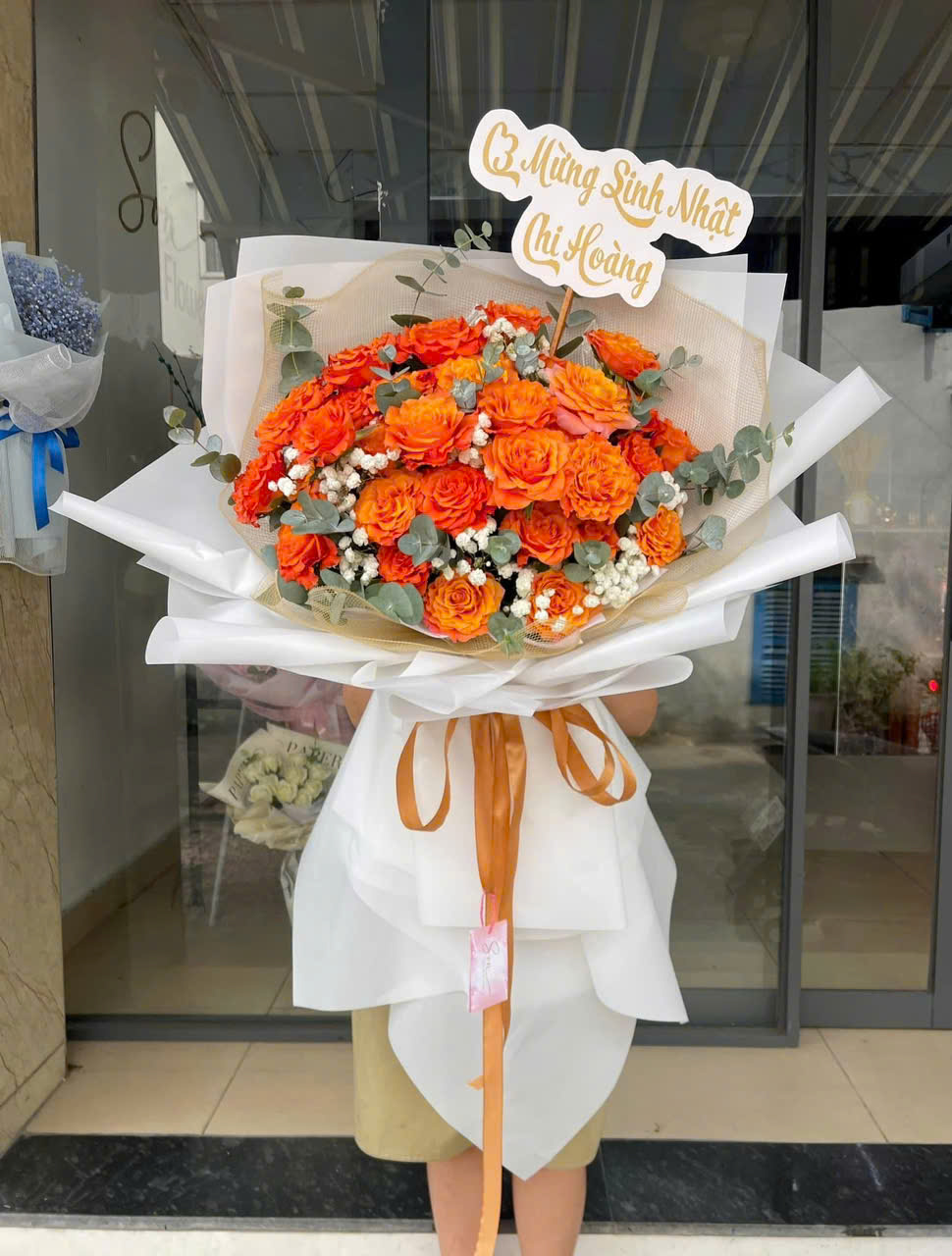 Bó hoa chúc mừng