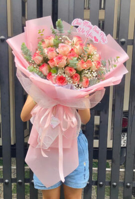 Bó hoa chúc mừng