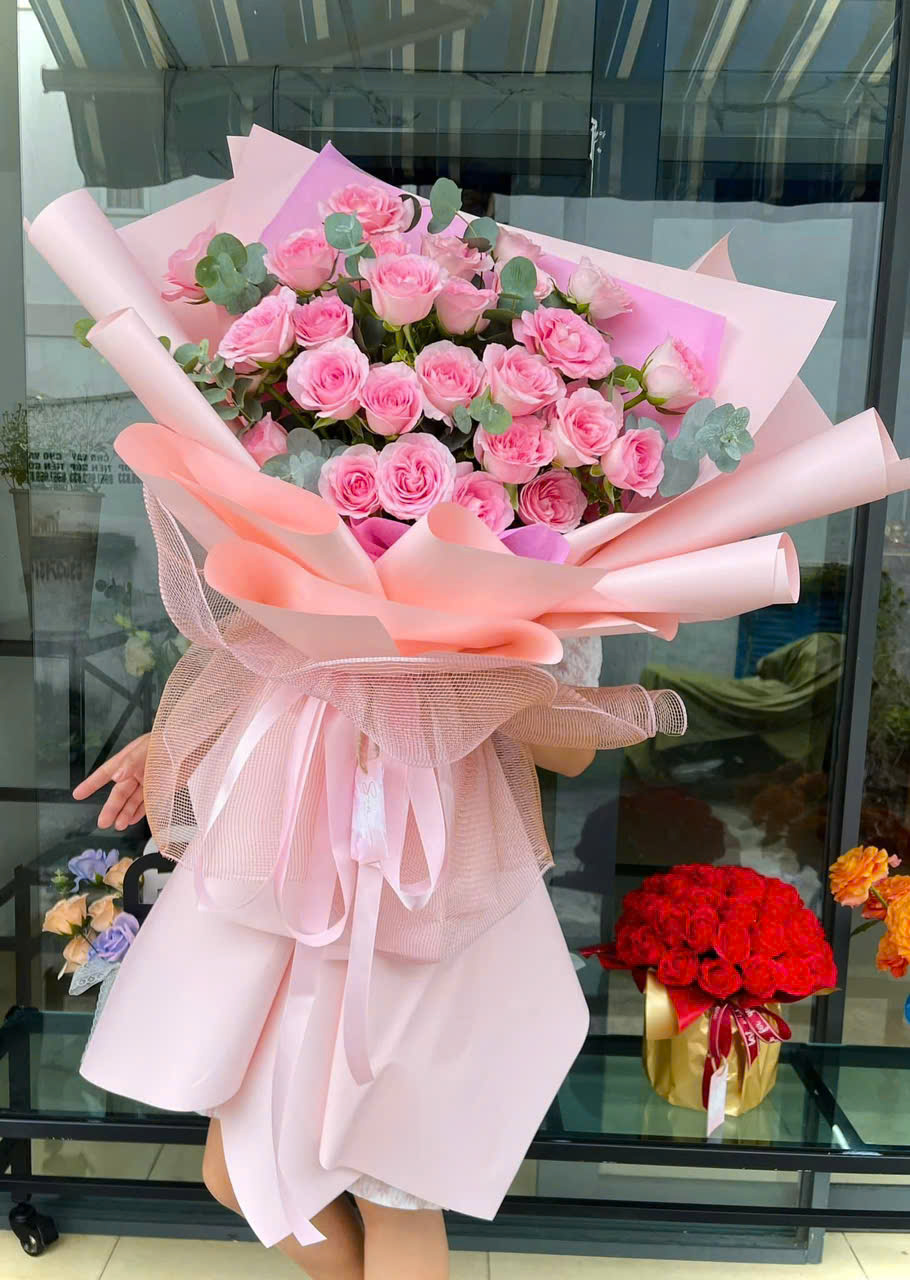 Bó hoa chúc mừng